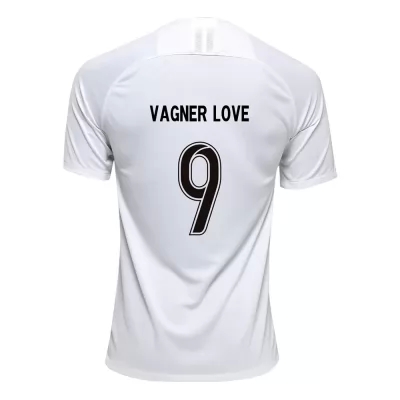 Kinder Fußball Vagner Love 9 Heimtrikot Weiß Trikot 2019/20 Hemd