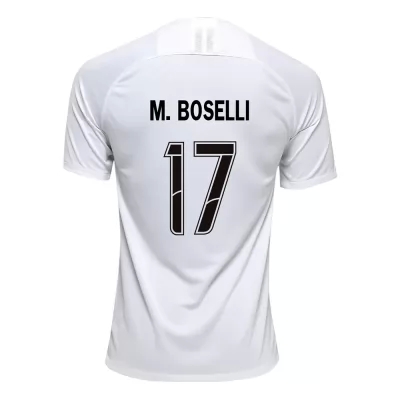 Kinder Fußball Mauro Boselli 17 Heimtrikot Weiß Trikot 2019/20 Hemd