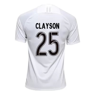 Kinder Fußball Clayson 25 Heimtrikot Weiß Trikot 2019/20 Hemd