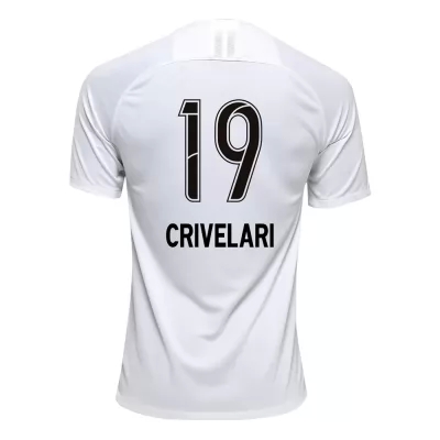Kinder Fußball Giovanna Crivelari 19 Heimtrikot Weiß Trikot 2019/20 Hemd