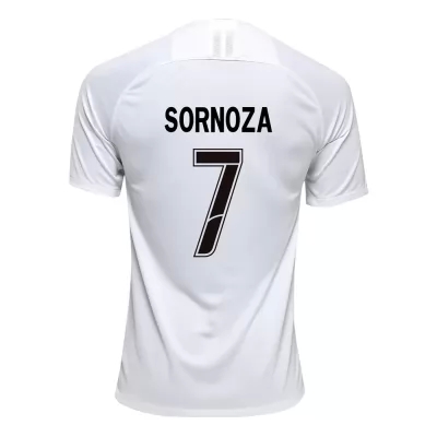 Kinder Fußball Junior Sornoza 7 Heimtrikot Weiß Trikot 2019/20 Hemd