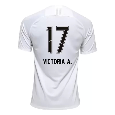 Kinder Fußball Victoria A 17 Heimtrikot Weiß Trikot 2019/20 Hemd