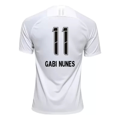 Kinder Fußball Gabi Nunes 11 Heimtrikot Weiß Trikot 2019/20 Hemd