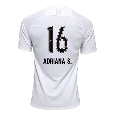 Kinder Fußball Adriana S 16 Heimtrikot Weiß Trikot 2019/20 Hemd