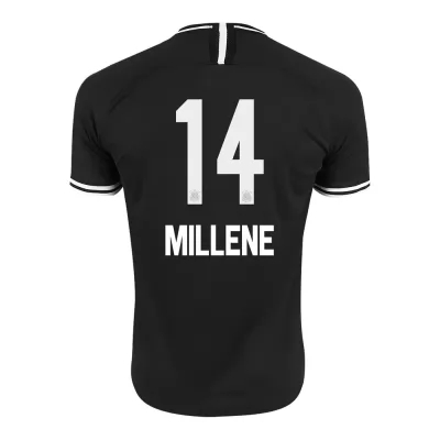 Kinder Fußball Millene 14 Auswärtstrikot Schwarz Trikot 2019/20 Hemd