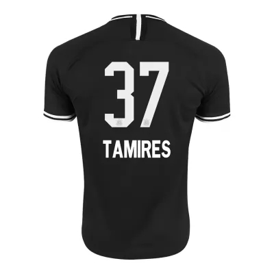Kinder Fußball Tamires 37 Auswärtstrikot Schwarz Trikot 2019/20 Hemd