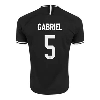 Kinder Fußball Gabriel 5 Auswärtstrikot Schwarz Trikot 2019/20 Hemd