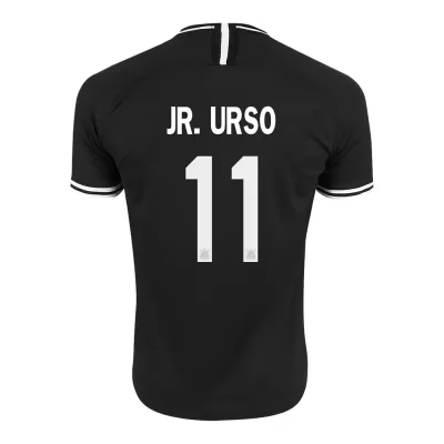 Kinder Fußball Junior Urso 11 Auswärtstrikot Schwarz Trikot 2019/20 Hemd
