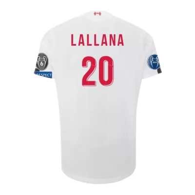 Kinder Fußball Adam Lallana 20 Auswärtstrikot Weiß Trikot 2019/20 Hemd