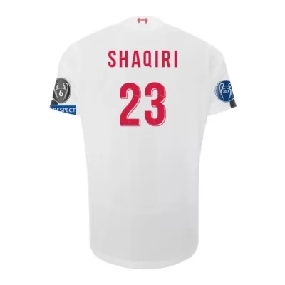 Kinder Fußball Xherdan Shaqiri 23 Auswärtstrikot Weiß Trikot 2019/20 Hemd