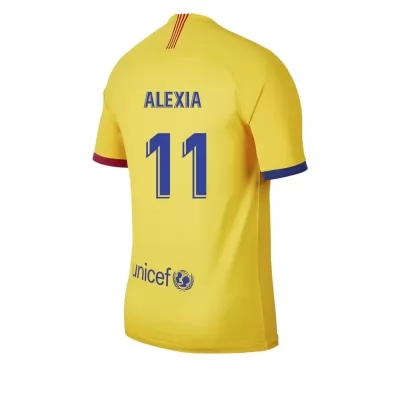 Kinder Fußball Alexia Putellas 11 Auswärtstrikot Gelb Trikot 2019/20 Hemd