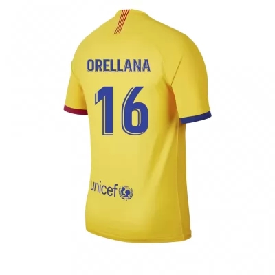 Kinder Fußball Jandro Orellana 16 Auswärtstrikot Gelb Trikot 2019/20 Hemd