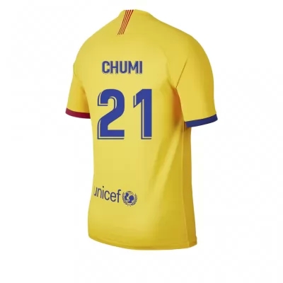 Kinder Fußball Chumi 21 Auswärtstrikot Gelb Trikot 2019/20 Hemd