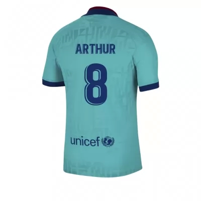 Kinder Fußball Arthur 8 Ausweichtrikot Blau Trikot 2019/20 Hemd