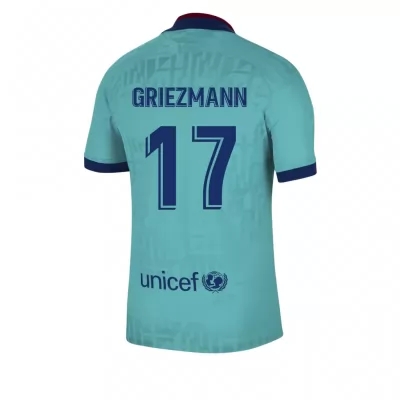 Kinder Fußball Antoine Griezmann 17 Ausweichtrikot Blau Trikot 2019/20 Hemd