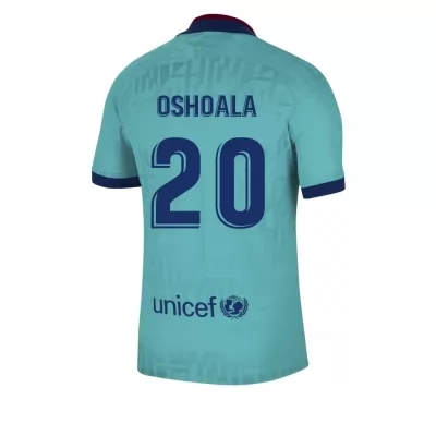 Kinder Fußball Asisat Oshoala 20 Ausweichtrikot Blau Trikot 2019/20 Hemd