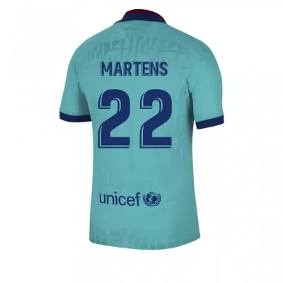 Kinder Fußball Lieke Martens 22 Ausweichtrikot Blau Trikot 2019/20 Hemd
