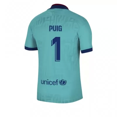 Kinder Fußball Sergi Puig 1 Ausweichtrikot Blau Trikot 2019/20 Hemd