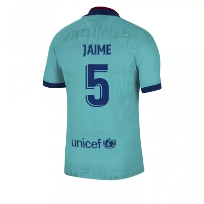 Kinder Fußball Guillem Jaime 5 Ausweichtrikot Blau Trikot 2019/20 Hemd