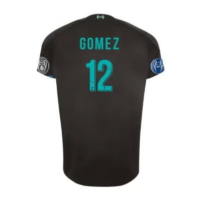 Kinder Fußball Joe Gomez 12 Ausweichtrikot Schwarz Trikot 2019/20 Hemd