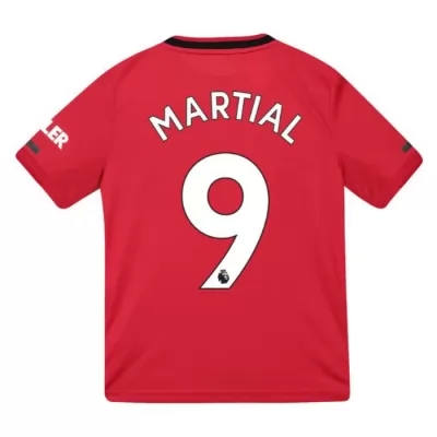 Kinder Fußball Anthony Martial 9 Heimtrikot Rot Trikot 2019/20 Hemd