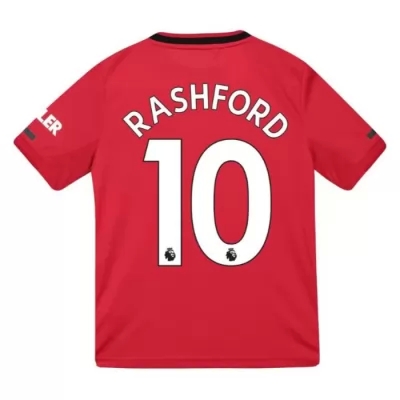 Kinder Fußball Marcus Rashford 10 Heimtrikot Rot Trikot 2019/20 Hemd