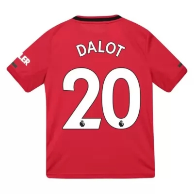 Kinder Fußball Diogo Dalot 20 Heimtrikot Rot Trikot 2019/20 Hemd
