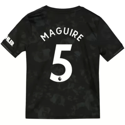 Kinder Fußball Harry Maguire 5 Ausweichtrikot Schwarz Trikot 2019/20 Hemd