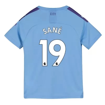 Kinder Fußball Leroy Sane 19 Heimtrikot Blau Trikot 2019/20 Hemd