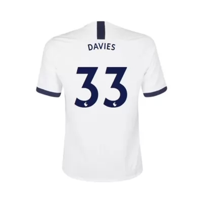 Kinder Fußball Ben Davies 33 Heimtrikot Weiß Trikot 2019/20 Hemd