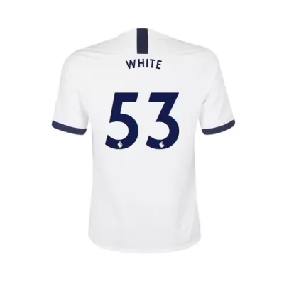 Kinder Fußball White 53 Heimtrikot Weiß Trikot 2019/20 Hemd