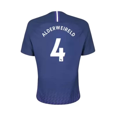 Kinder Fußball Toby Alderweireld 4 Auswärtstrikot Königsblau Trikot 2019/20 Hemd