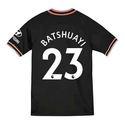 Kinder Fußball Michy Batshuayi 23 Ausweichtrikot Schwarz Trikot 2019/20 Hemd