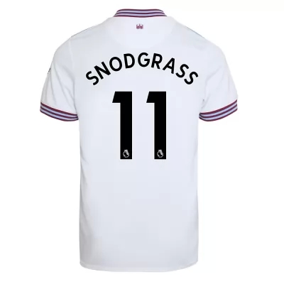 Kinder Fußball Robert Snodgrass 11 Auswärtstrikot Weiß Trikot 2019/20 Hemd