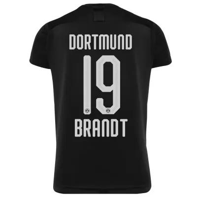 Kinder Fußball Brandt 19 Auswärtstrikot Schwarz Trikot 2019/20 Hemd