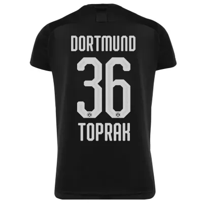 Kinder Fußball Toprak 36 Auswärtstrikot Schwarz Trikot 2019/20 Hemd