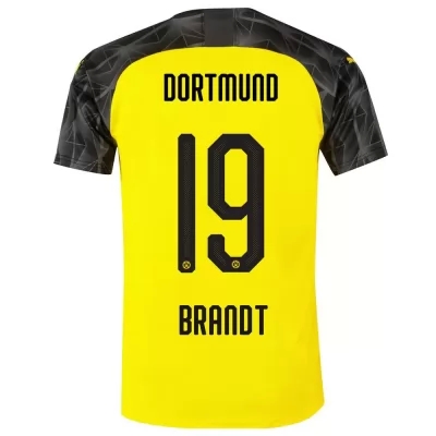 Kinder Fußball Brandt 19 Memento Gelb Schwarz Trikot 2019/20 Hemd