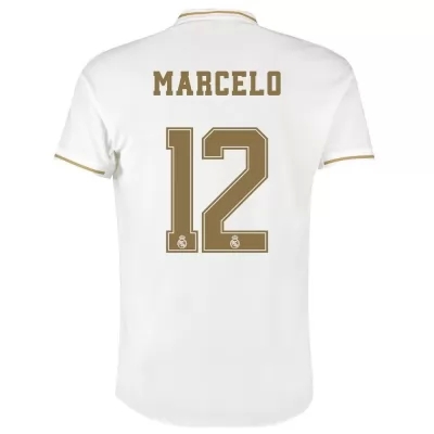 Kinder Fußball Marcelo 12 Heimtrikot Weiß Trikot 2019/20 Hemd