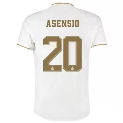 Kinder Fußball Marco Asensio 20 Heimtrikot Weiß Trikot 2019/20 Hemd