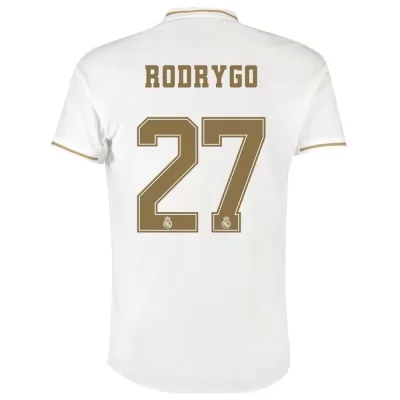 Kinder Fußball Rodrygo 27 Heimtrikot Weiß Trikot 2019/20 Hemd