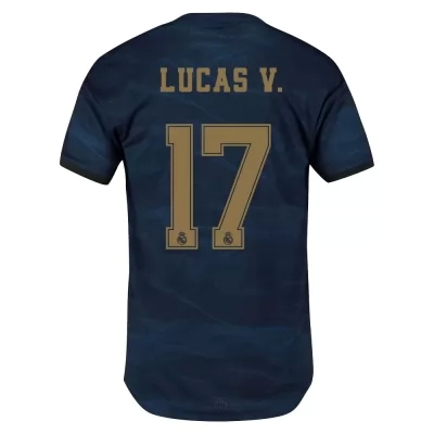 Kinder Fußball Lucas Vazquez 17 Auswärtstrikot Marine Trikot 2019/20 Hemd