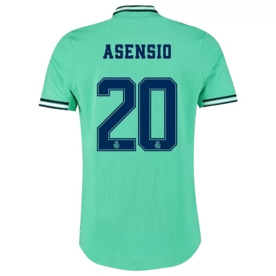 Kinder Fußball Marco Asensio 20 Ausweichtrikot Grün Trikot 2019/20 Hemd