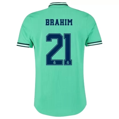 Kinder Fußball Brahim Diaz 21 Ausweichtrikot Grün Trikot 2019/20 Hemd