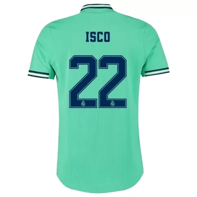 Kinder Fußball Isco 22 Ausweichtrikot Grün Trikot 2019/20 Hemd