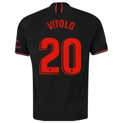 Kinder Fußball Vitolo 20 Auswärtstrikot Schwarz Trikot 2019/20 Hemd