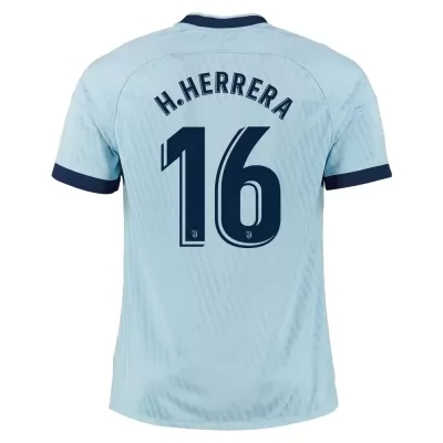 Kinder Fußball Hector Herrera 16 Ausweichtrikot Blau Trikot 2019/20 Hemd
