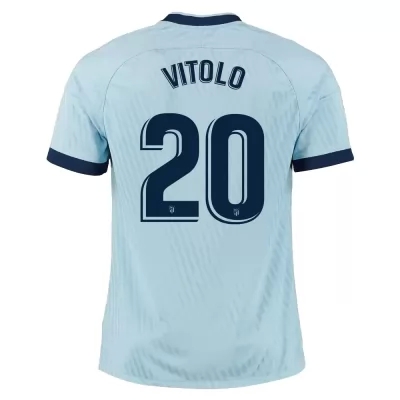 Kinder Fußball Vitolo 20 Ausweichtrikot Blau Trikot 2019/20 Hemd