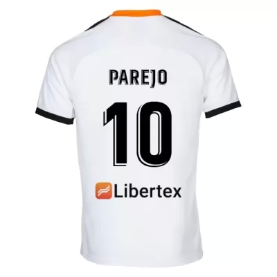 Kinder Fußball Dani Parejo 10 Heimtrikot Weiß Trikot 2019/20 Hemd