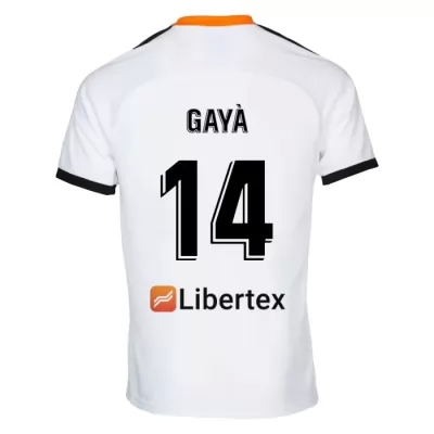 Kinder Fußball Jose Gaya 14 Heimtrikot Weiß Trikot 2019/20 Hemd