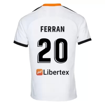 Kinder Fußball Ferran Torres 20 Heimtrikot Weiß Trikot 2019/20 Hemd